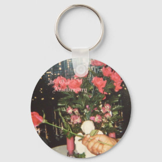 African American Anniversary Key Ring