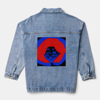African American Art Denim Jacket