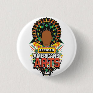 African American Arts 3 Cm Round Badge