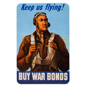 African American Aviators Fighter Pilots of WW2 Magnet