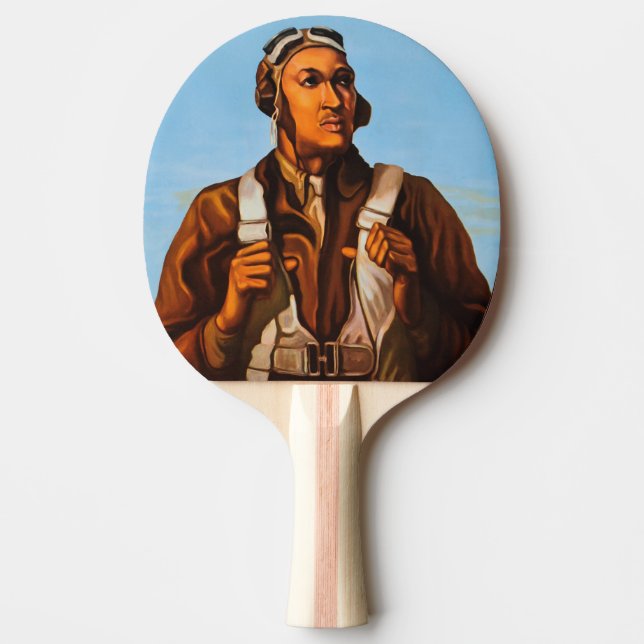 African American Aviators Fighter Pilots of WW2  Ping Pong Paddle (Front)