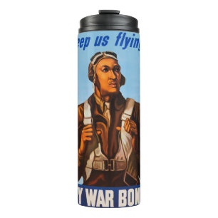 African American Aviators Fighter Pilots of WW2  Thermal Tumbler