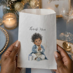 African American Baby Boy Favour Bag