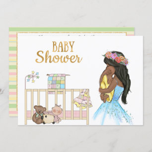 African American Baby Shower Invitation