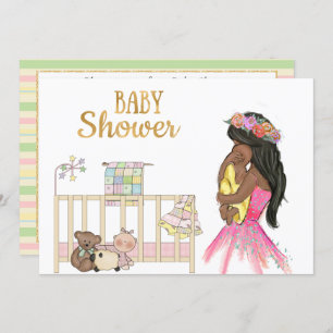 African American Baby Shower Invitation