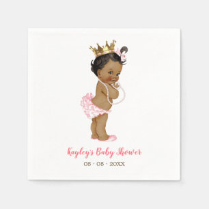 African American Baby Shower Napkin