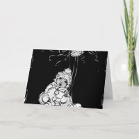 African American Baby with Bells and Streamers