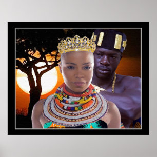 African American Beauty...My African Queen Poster