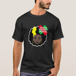 African American Beauty Queen Girls Black History T-Shirt