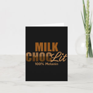 African American Black Afro Women Milk Choc-lit 10 Card