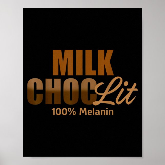 African American Black Afro Women Milk Choc-lit 10 Poster (Front)