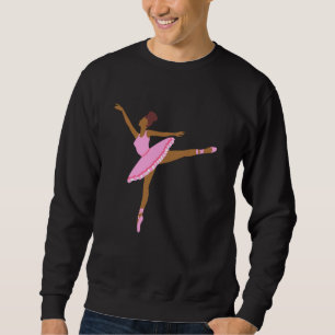 African American Black Ballerinas Balle For Girls Sweatshirt