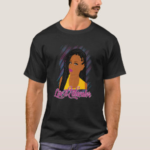 African American Black Educator Teacher With Long  T-Shirt