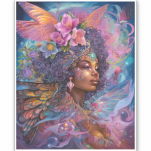 African American Black Goddess Queen Fantasy Art S