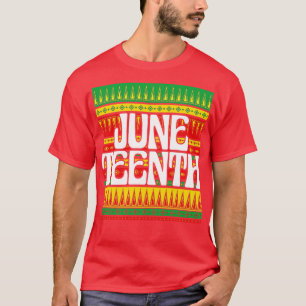 African American Black History Freedom US Juneteen T-Shirt