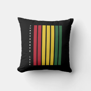 African American Black History Juneteenth 1865 Cushion