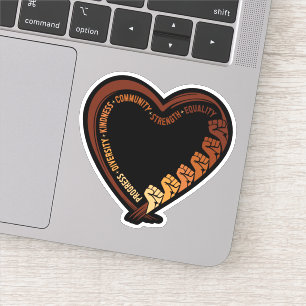 African American Black History Month Valentine