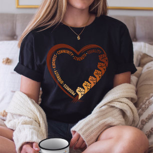African American Black History Month Valentine T-Shirt