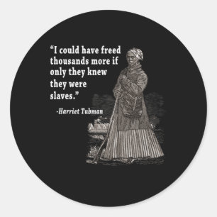 African American Black History Vintage Underground Classic Round Sticker