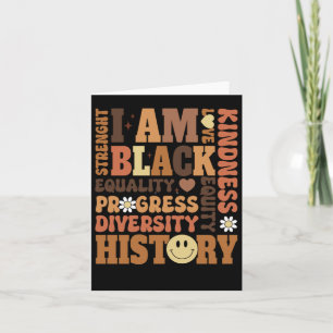 African American Black Power Pride History Civil R Card