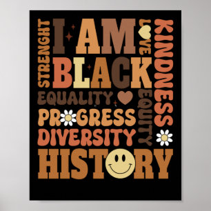 African American Black Power Pride History Civil R Poster