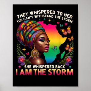 African American Black Power Pride History Civil R Poster