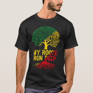 African American Black Roots Black History Month B T-Shirt