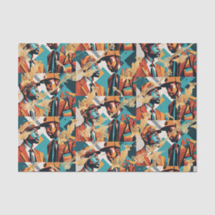 African American Black Urban Men Tissue Paper