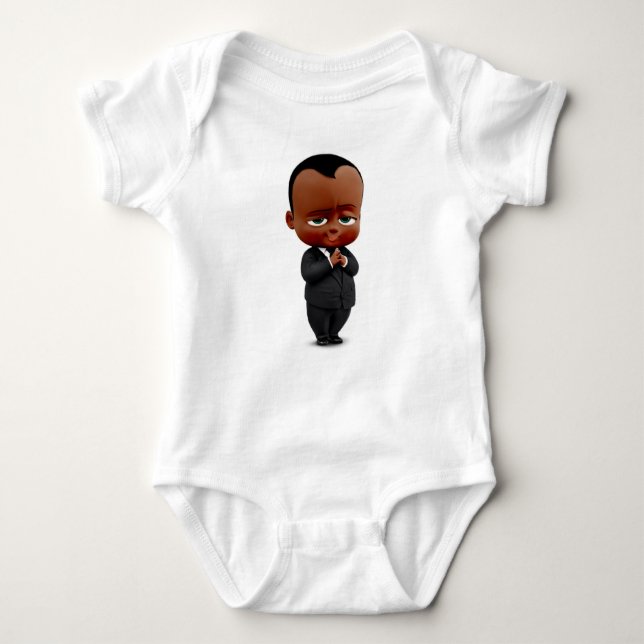 african american boss baby bodysuit (Front)