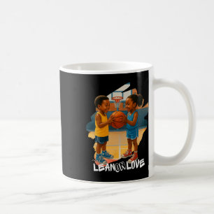 African American Boy And Girl Playful Sketll Coffee Mug