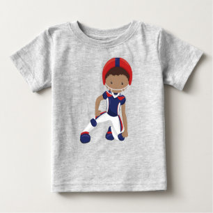 African American Boy, Rugby Player, Team Sport Baby T-Shirt