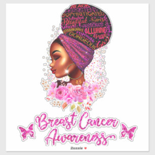 African American Breast Cancer Awareness Woman