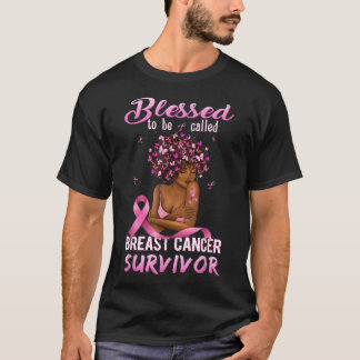 African American Breast Cancer Shirts Women Blesse