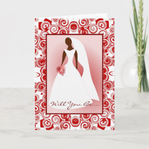 African American Bridal Invitation