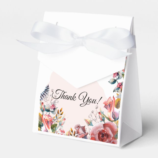 African American Bride Bridal Shower Favour Box (Front Side)