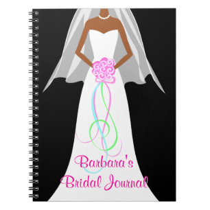 African American Brides - Wedding Journal Notebook