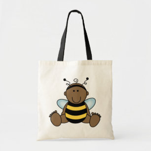 African American Bumble Bee Baby Tote Bag
