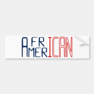African American Bumper Sticker