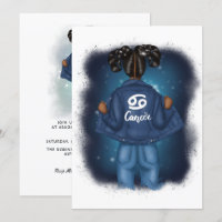 African American Cancer Zodiac Sign Birthday Party