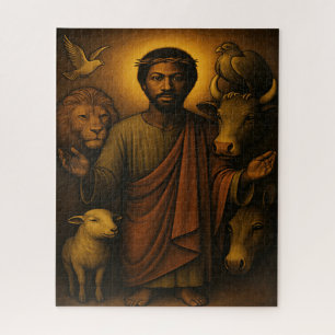 African American Christian Art Puzzle