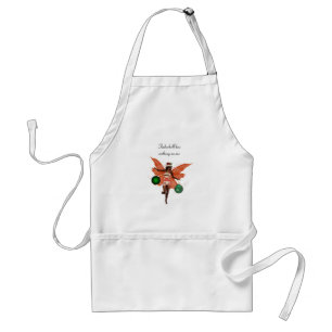 African American Christmas Fairy Adult Apron
