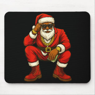 African American Christmas Funny African American Mouse Pad