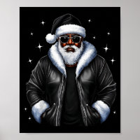 African American Christmas Xmas Afro Santa Claus 