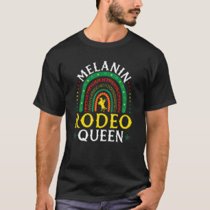 African American Cowgirl Melanin Rodeo Queen Count T-Shirt