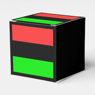 African American Diaspora Flag Favour Box