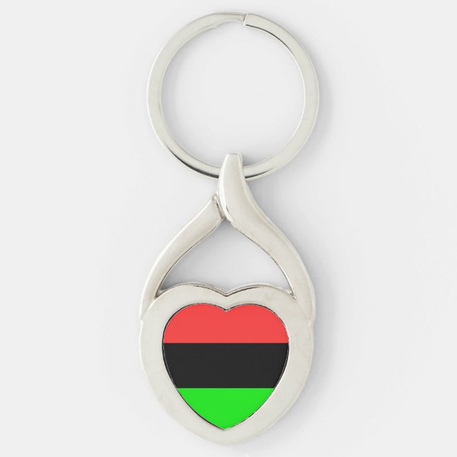 African American Diaspora Flag  Key Ring (Front)