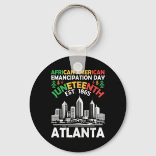 African American Emancipation Day Juneteenth 1865  Key Ring