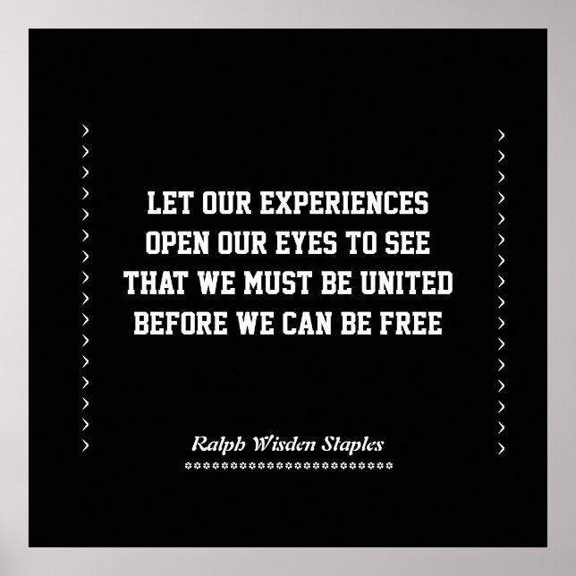 African American experience Poster (Front)