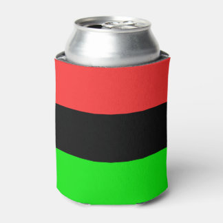 African American Flag Can Cooler