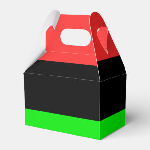 African American Flag Favour Box